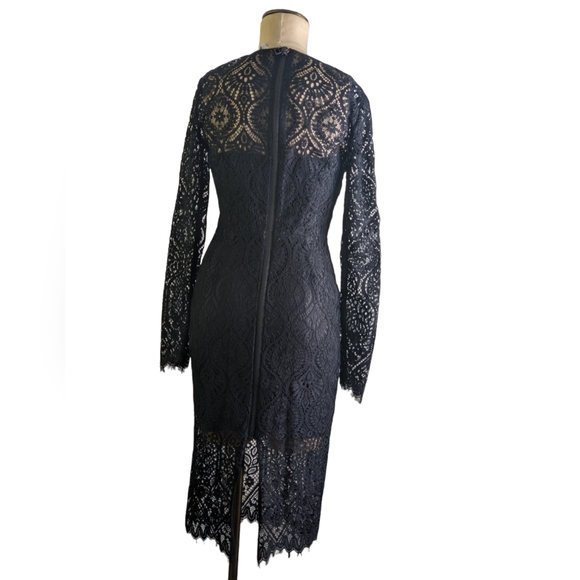 Veronica Beard Black Lace Dress, Sz 2, EUC - Picture 2 of 4